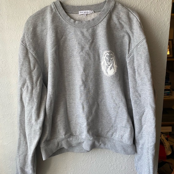 Good American Light Gray Crew Neck Sweater - Picture 1 of 3